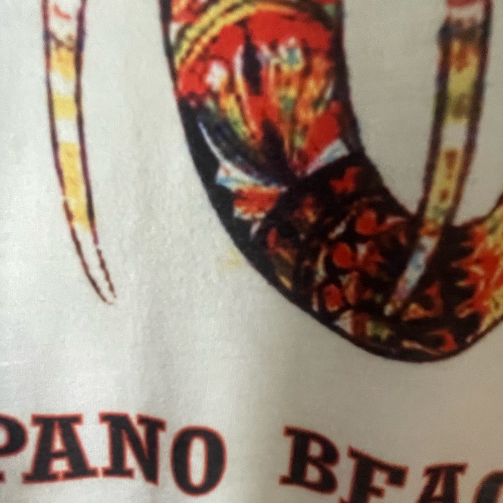 Pompano Beach Ladies Cream Beach Tank Top - Picture 7 of 9